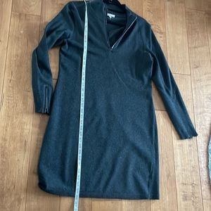 Tyler Boe dress long sleeve zipper trim